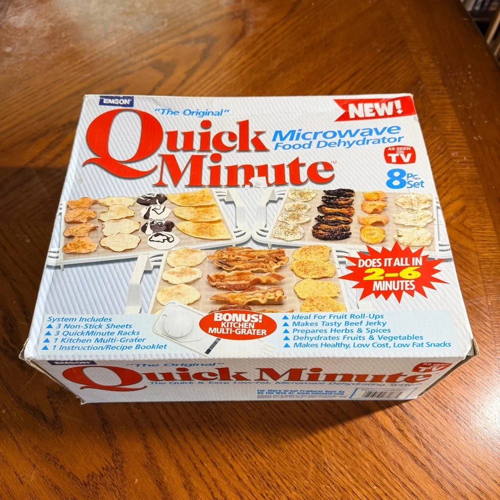 Quick Minute Microwave Food Dehydrator - NIB